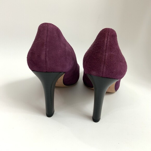 Brooks Brothers Pumps Size 7M Maroon All Leather Point-toe Heels - Picture 7 of 11